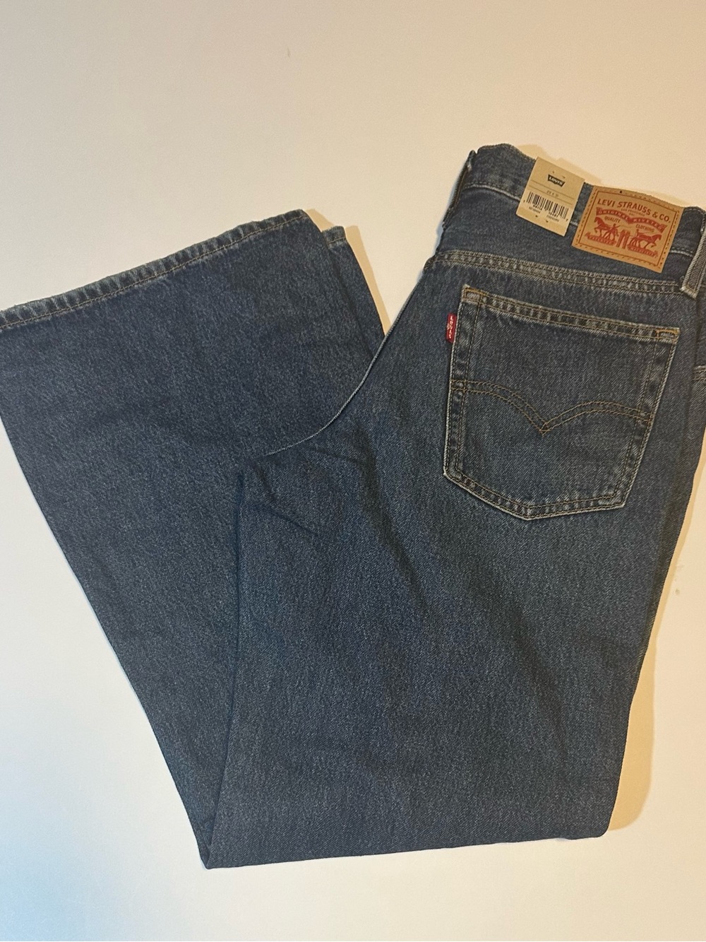 Levi’s ‘94 Baggy Bootcut Jeans 29x31 Medium Wash Blue Distressed